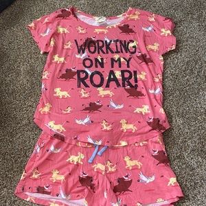 Disney’s lion king women’s pajamas